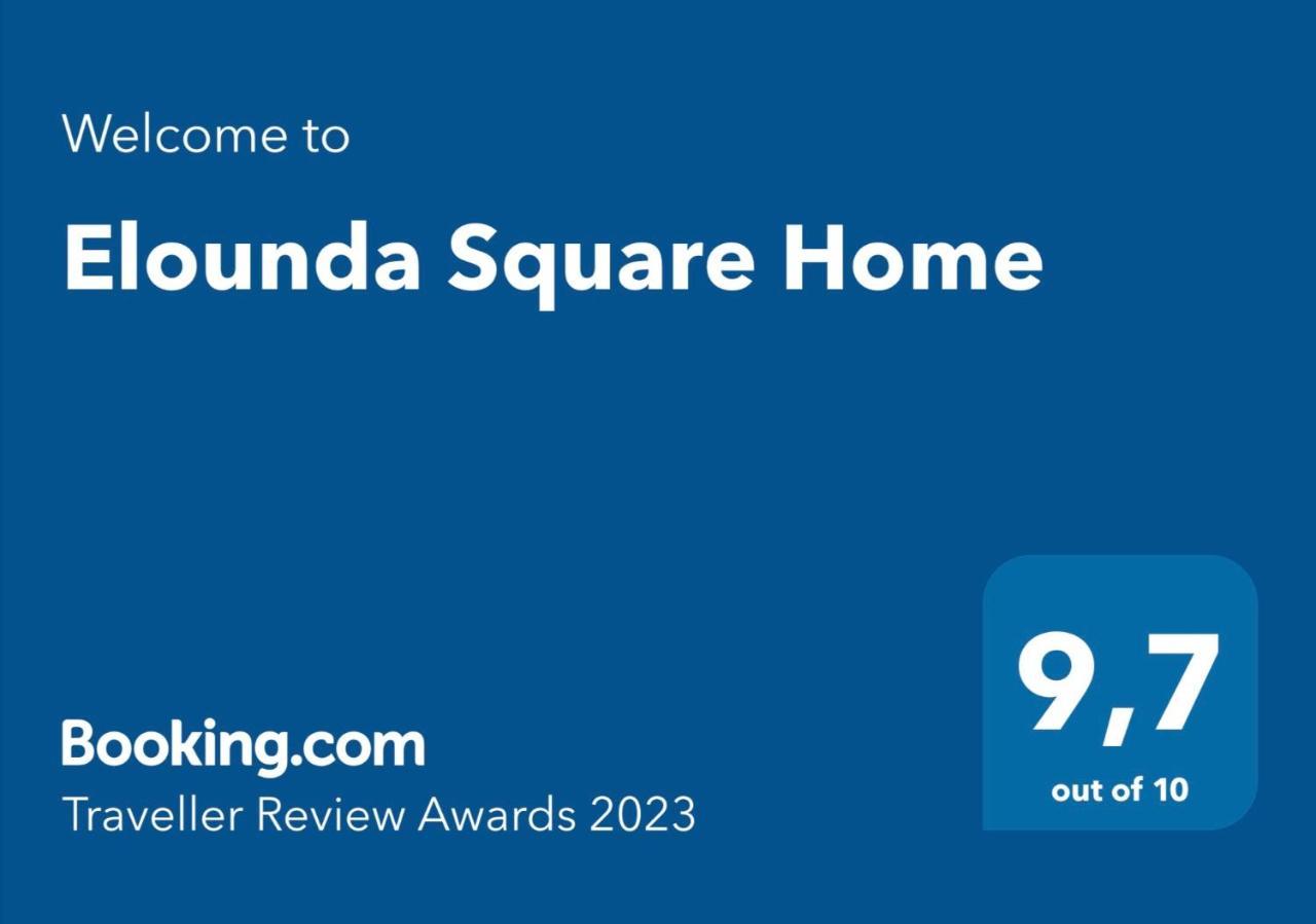 Elounda Square Home Bagian luar foto