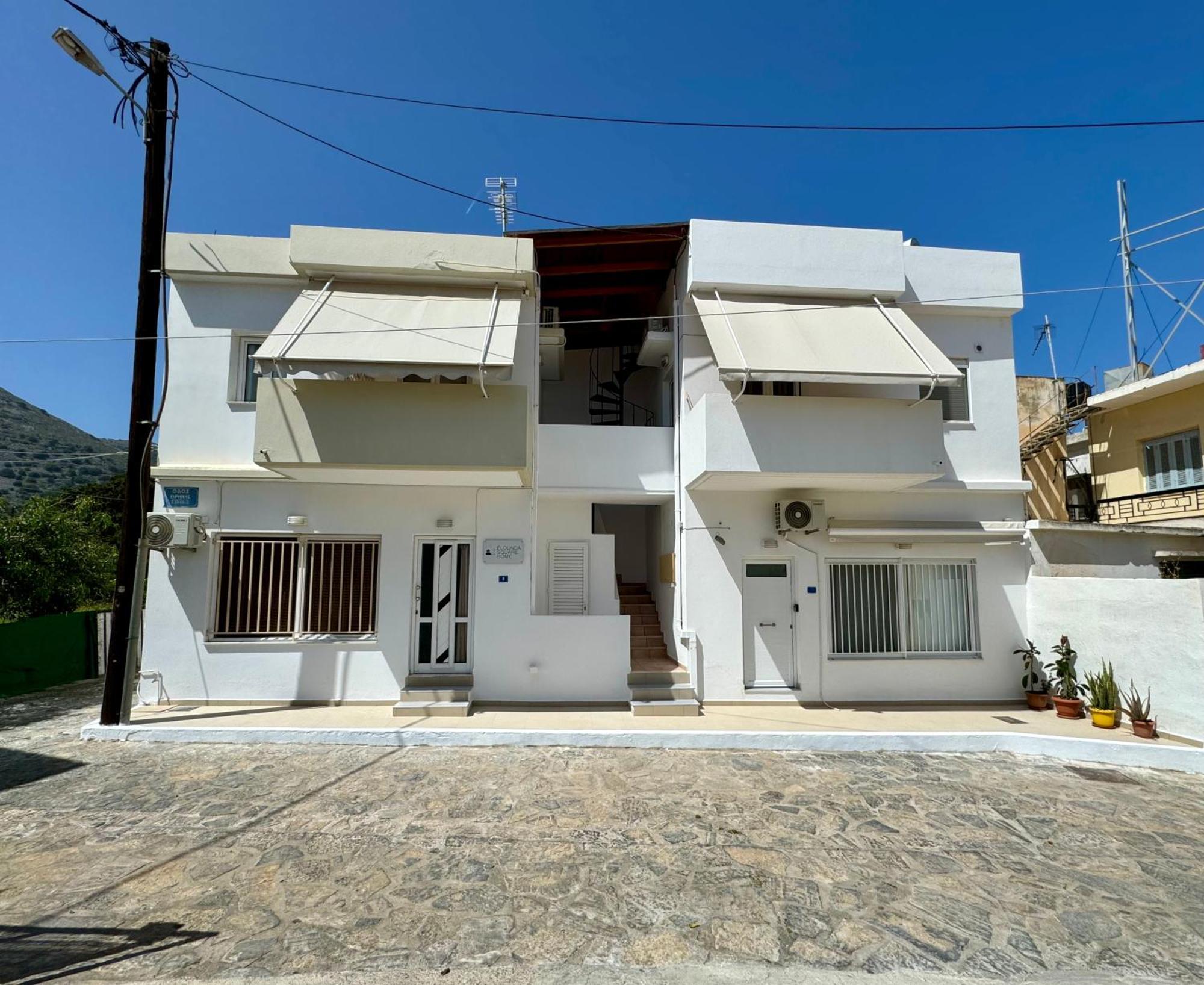 Elounda Square Home Bagian luar foto